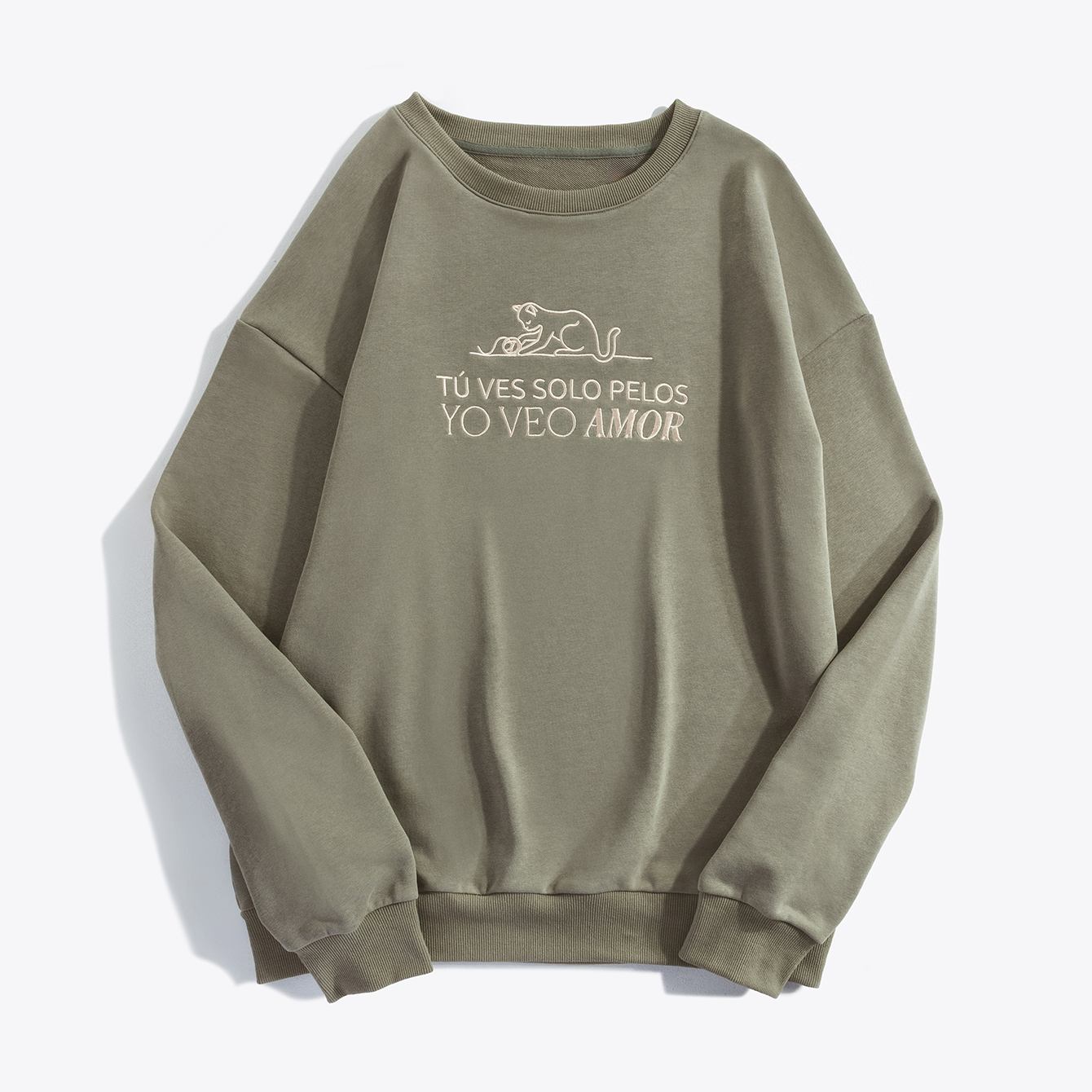 Sudadera Oversize “Tú ves solo pelos, yo veo amor”