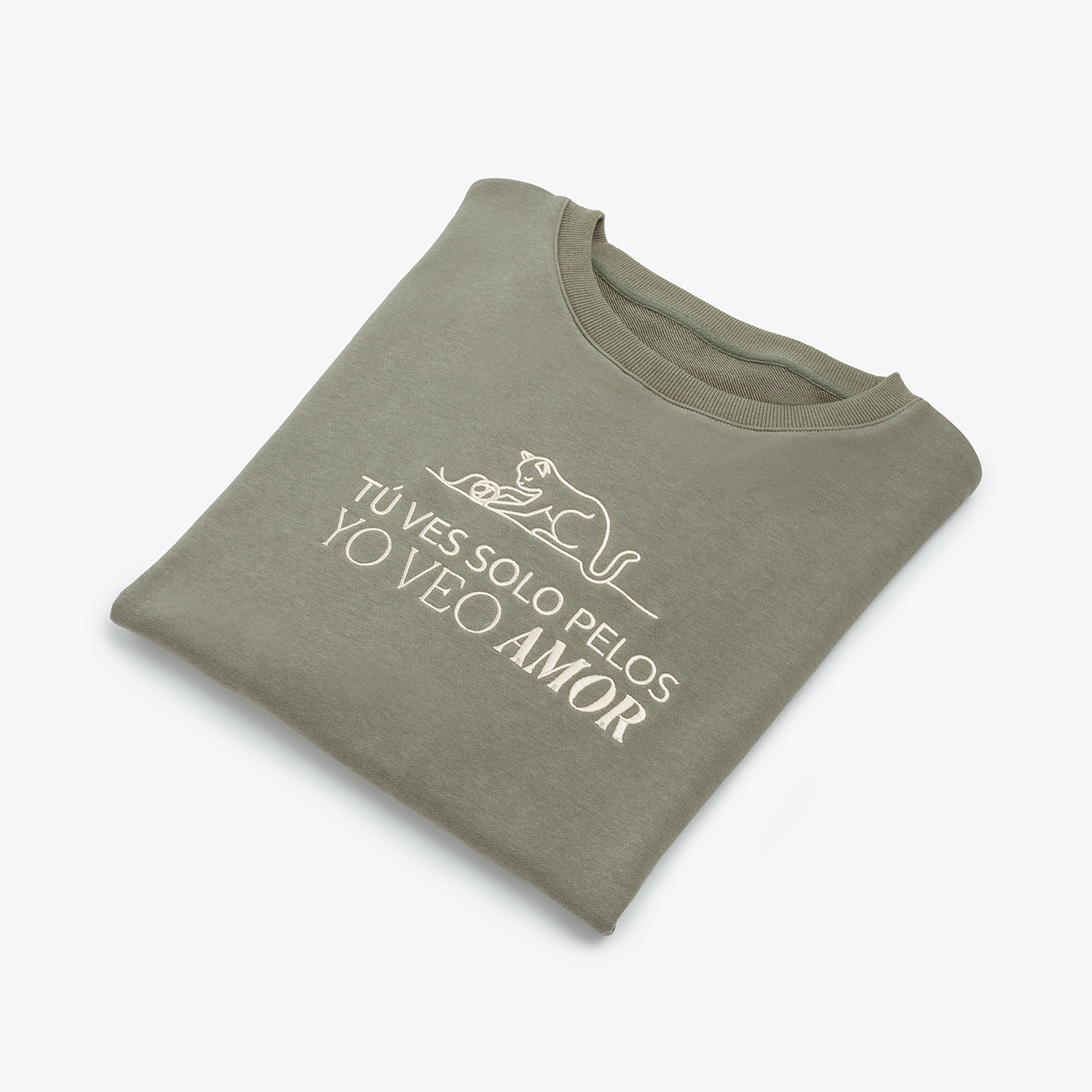 Sudadera Oversize “Tú ves solo pelos, yo veo amor”