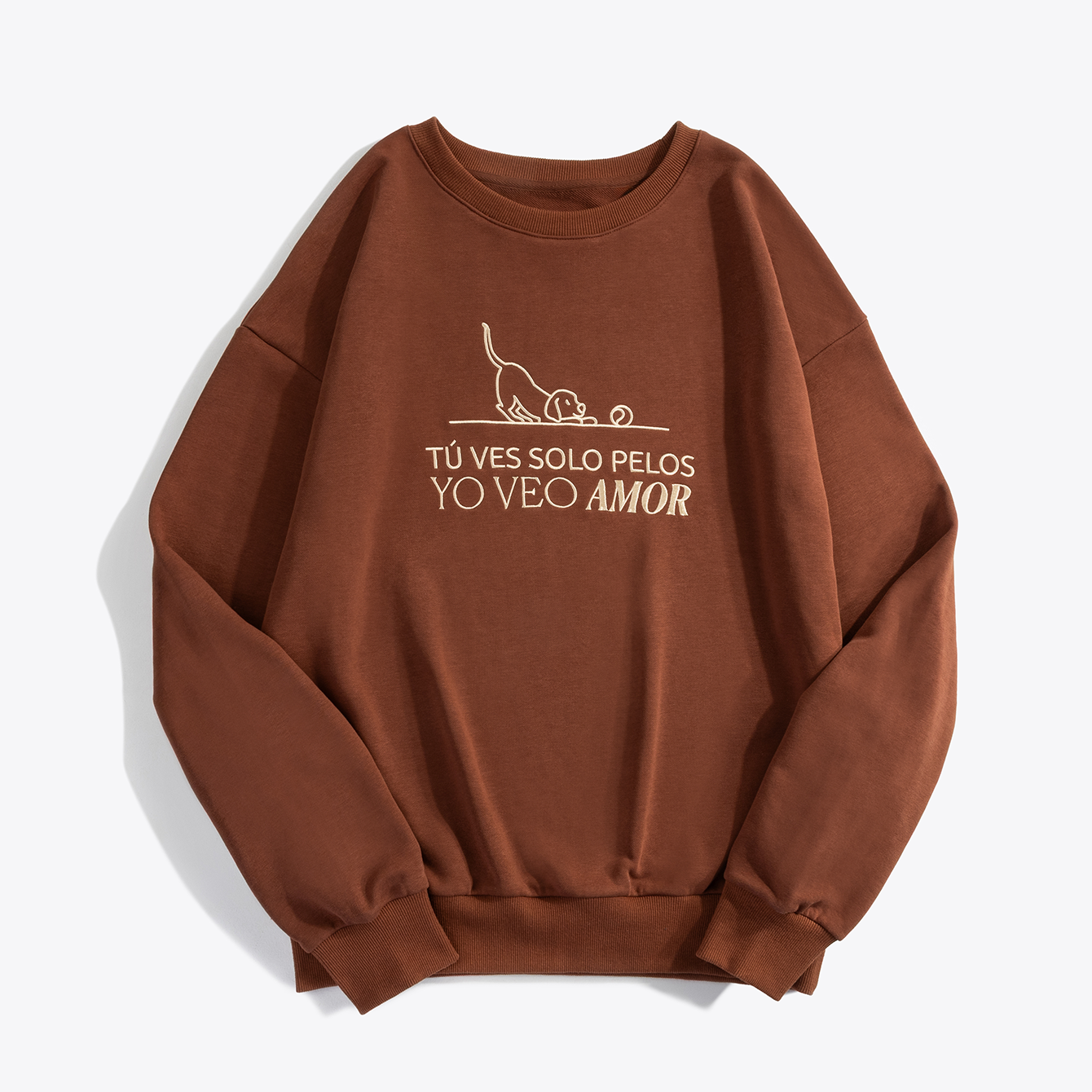 Sudadera Oversize “Tú ves solo pelos, yo veo amor”
