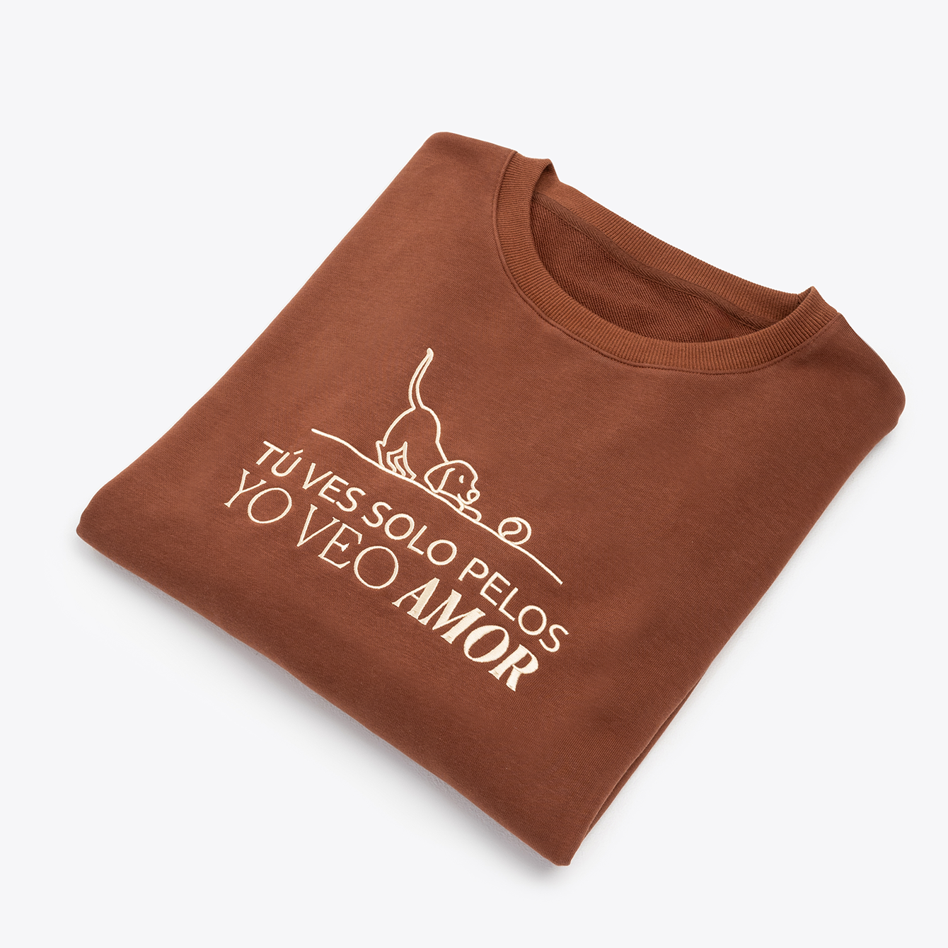 Sudadera Oversize “Tú ves solo pelos, yo veo amor”