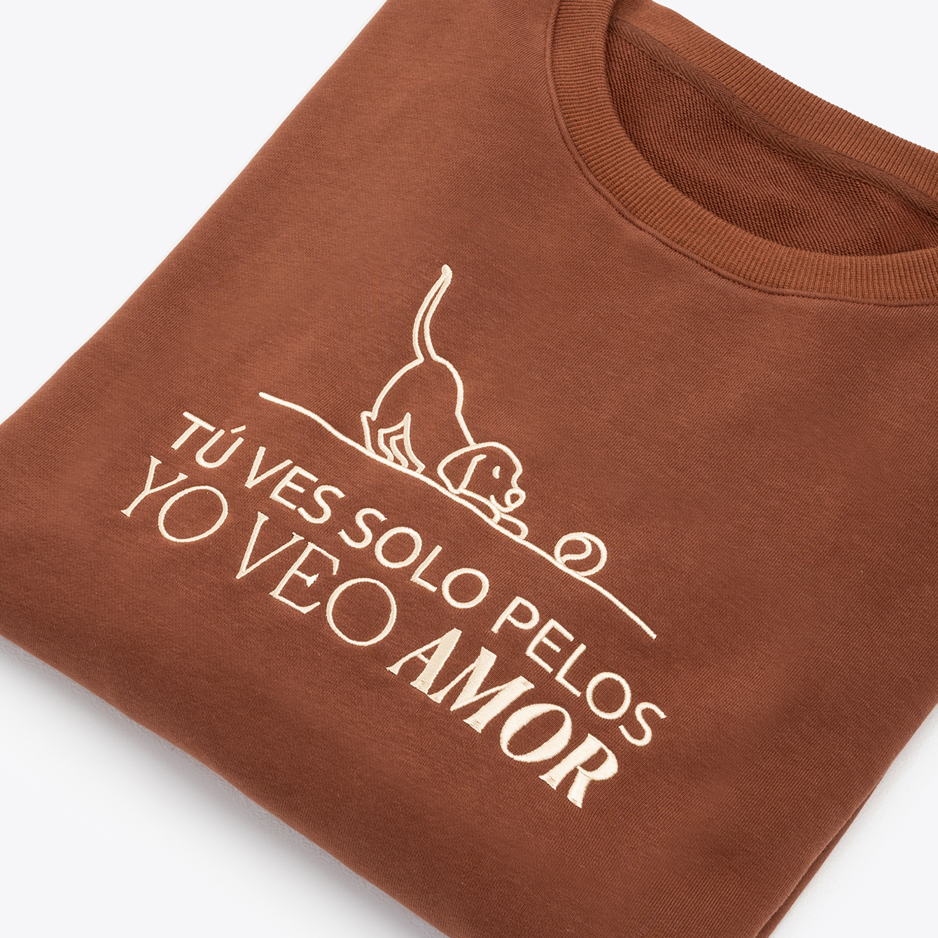 Sudadera Oversize “Tú ves solo pelos, yo veo amor”