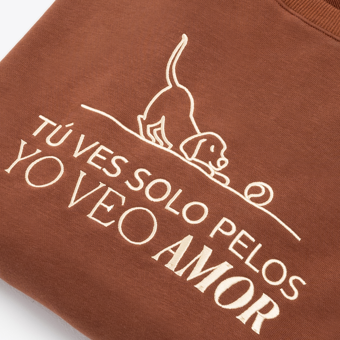 Sudadera Oversize “Tú ves solo pelos, yo veo amor”